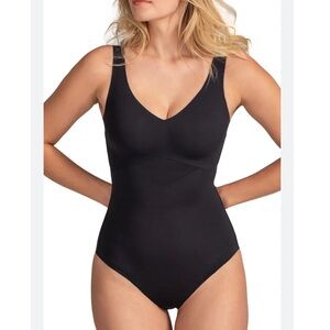 NWT Honeylove liftwear tank bodysuit small black